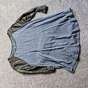 Camo Baseball Tee